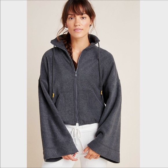 Fleece Grey Jacket | Poshmark